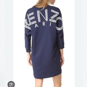 Kenzo Paris Purple Sweatshirt Dress size small